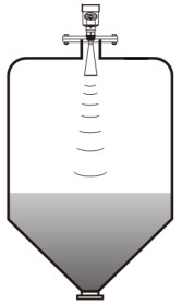 液氨雷達液位計錐形罐安裝示意圖